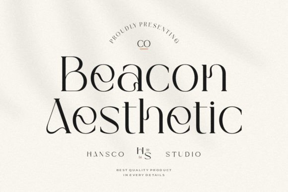Beacon Aesthetic: A Stylish Serif Font for Elegant Brand Campaigns