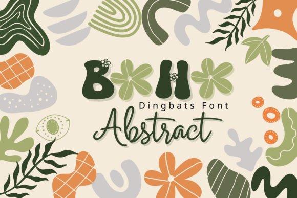 Boho Abstract: A Dingbat Font for Handmade Designers and Craft Sellers