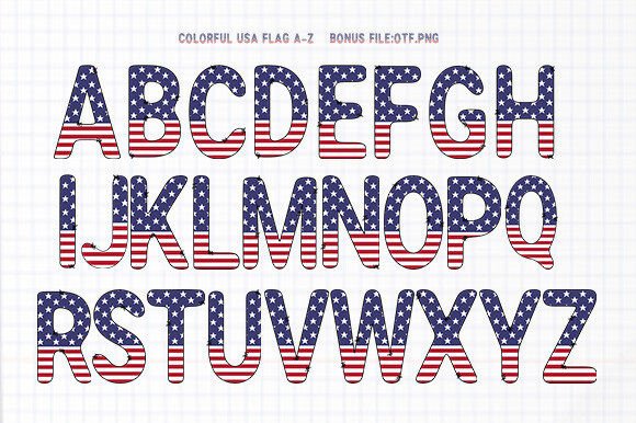 Colorful Usa Flag Font: A Designer’s Review for Campaign Graphics