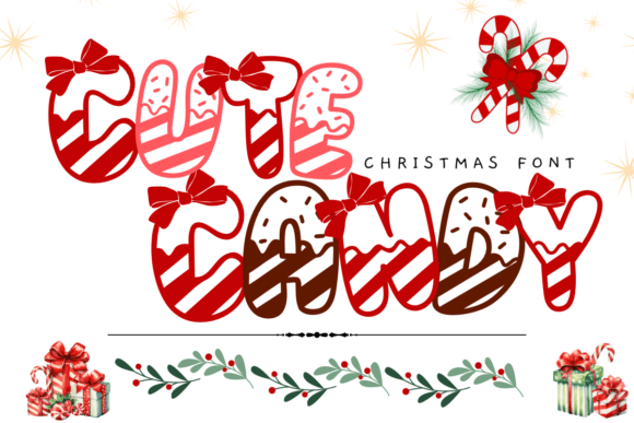 Cute Candy Font: Festive Typography for Branding and Business