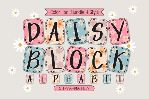 Daisy Block Alphabet: A Charming Font for Branding and Business Design
