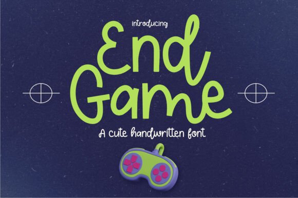 End Game Font: A Sweet Handwritten Typeface for Real Branding Projects