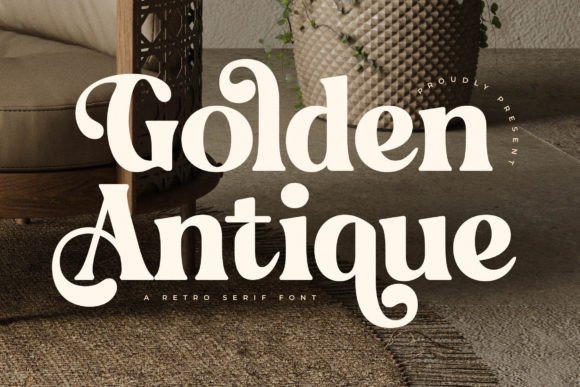 Golden Antique: A Luxury Serif Font for High-Impact Campaign Visuals