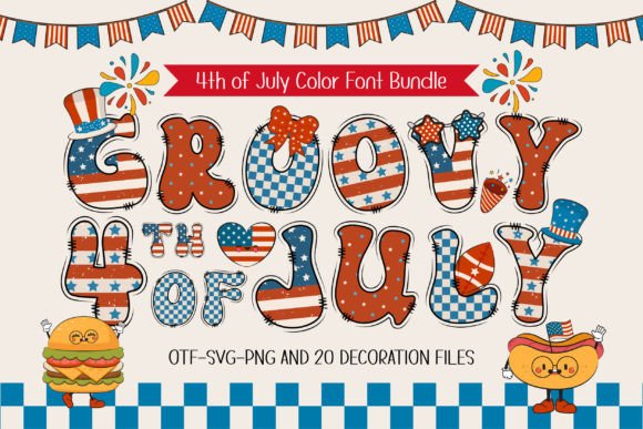Groovy 4th of July: A Color Font That Elevates Your Brand’s Patriotic Vibe