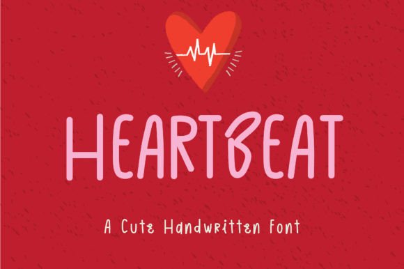 Heart Beat Font: A Sweet Handwritten Typeface for Web Design and Digital Branding