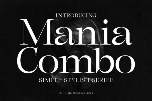 Mania Combo: Elegant Serif Font for Design Projects