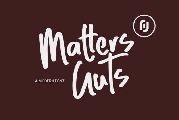 Matters Guts Font: A Bold Script for Modern Design Projects
