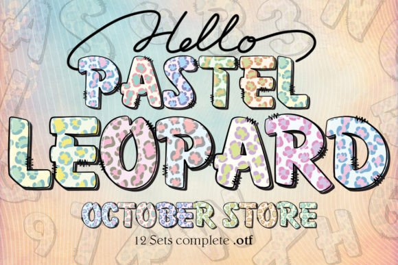 Pastel Leopard: A Color Font That Brings Wild Elegance to Editorial Design
