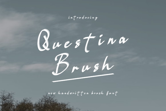 Questina Brush Font: A Handwritten Typeface for Editorial Craft and Content Identity