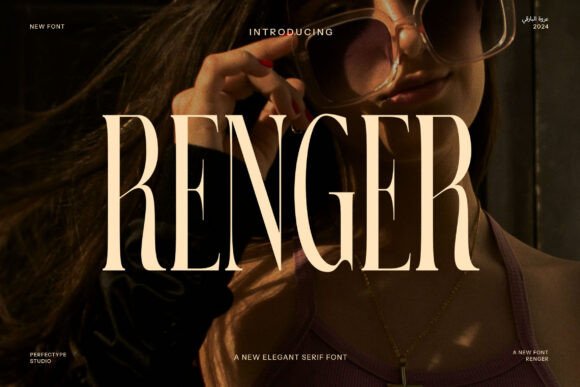 Renger: A Modern Serif Font for Handmade Labels, Invitations, and More
