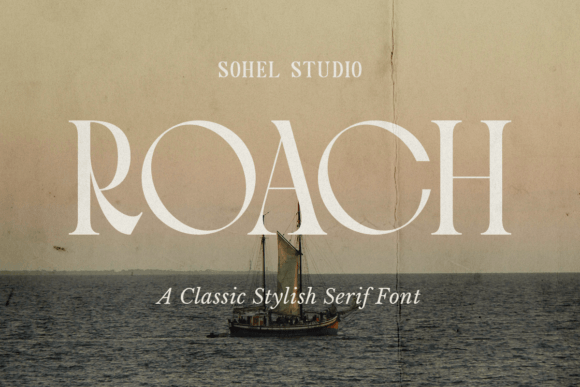 Roach: A Stylish Serif Font for Elegant Handmade Product Design