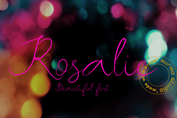 Rosalie Font: A Handwritten Typeface for Elegant Craft and Brand Designs