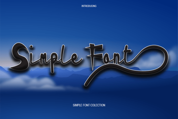 Simple Font: A Bold Display Typeface for Dynamic Web Design
