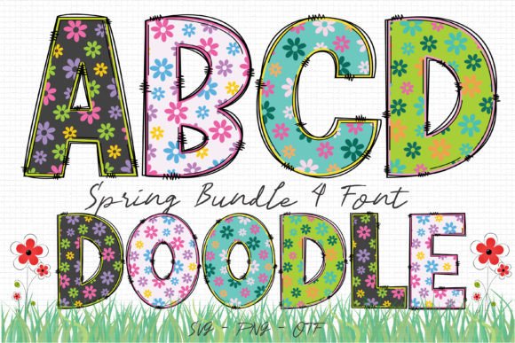 Spring Clip: A Sweet Color Font for Easter Crafts and Beyond
