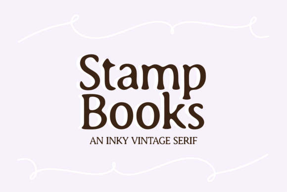Stamp Books: A Bold Serif Font for Elegant Editorial Design