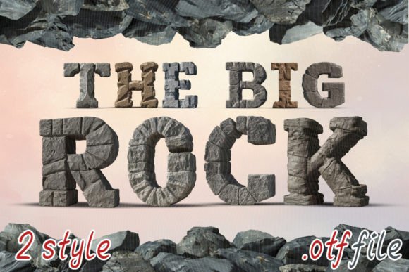 The Big Rock Font: Strength and Style for Small Business Branding