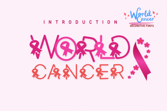World Cancer: A Decorative Font That Elevates Small Business Branding